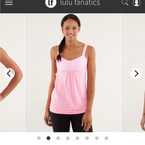 Lululemon Run: Back on track tank size 4